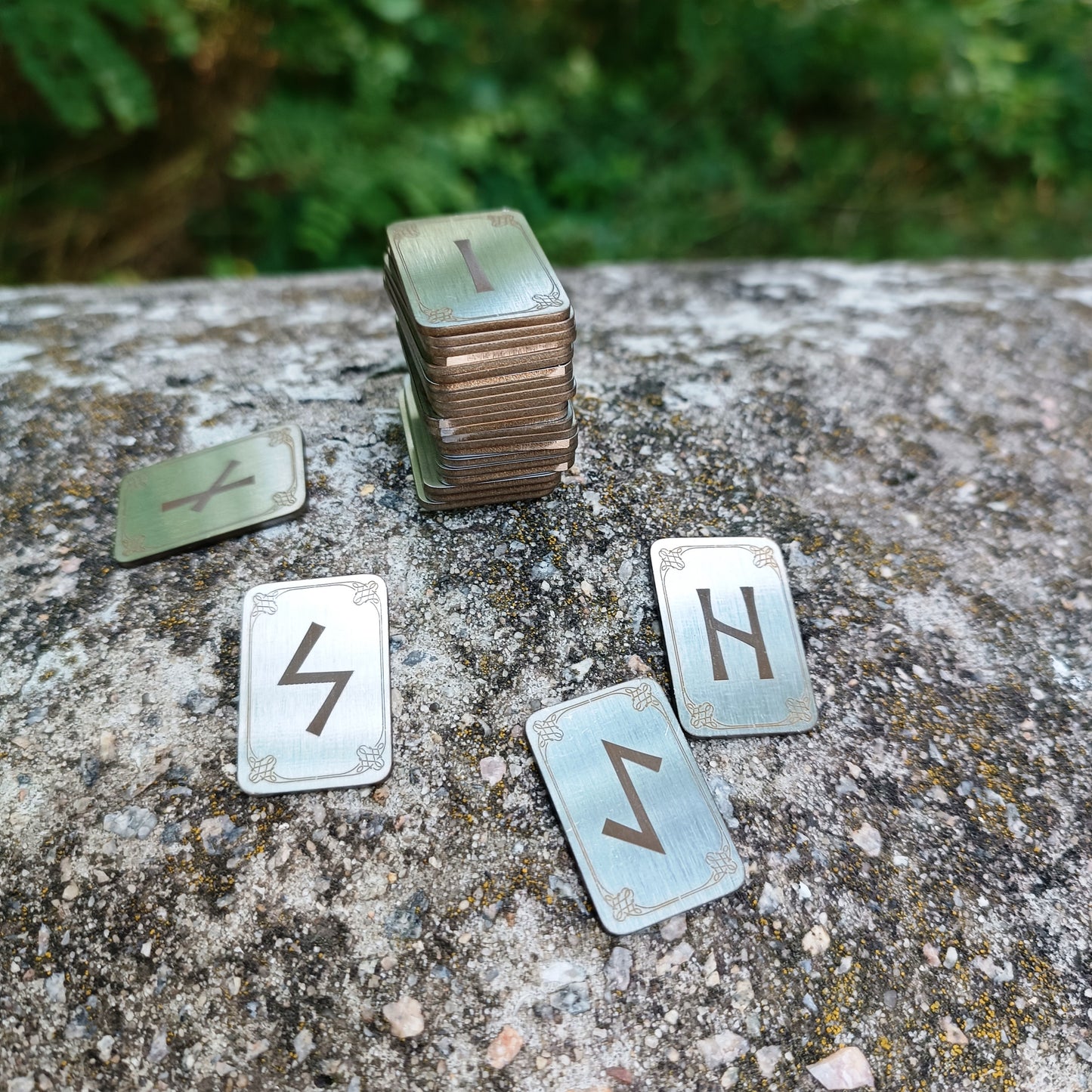 Stainless Steel Runes Set
