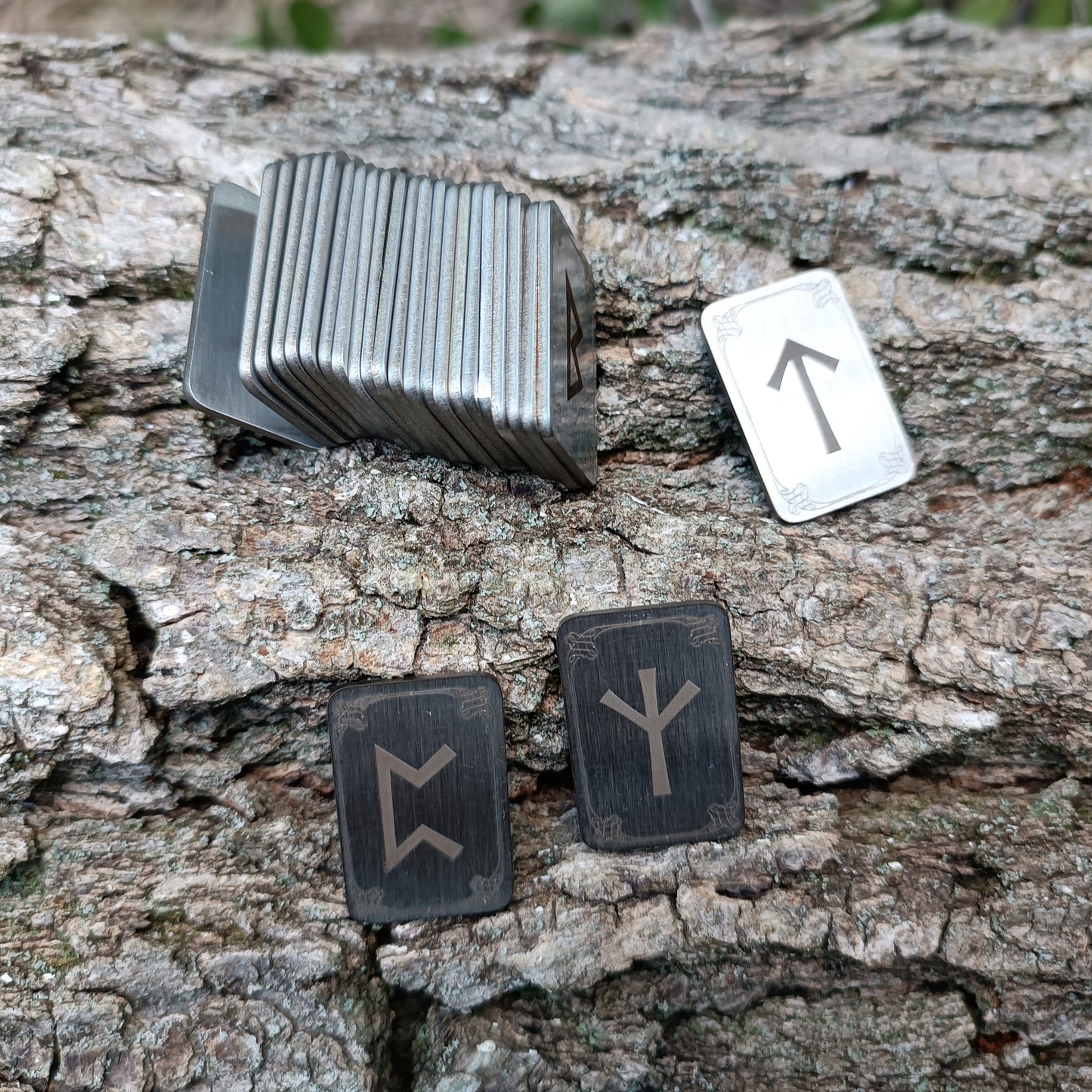 Stainless Steel Runes Set