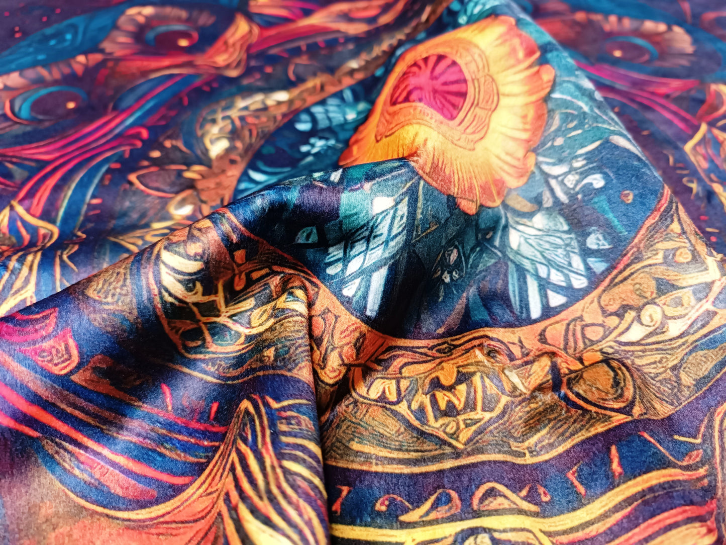 Altar Cloth Dark Mandala