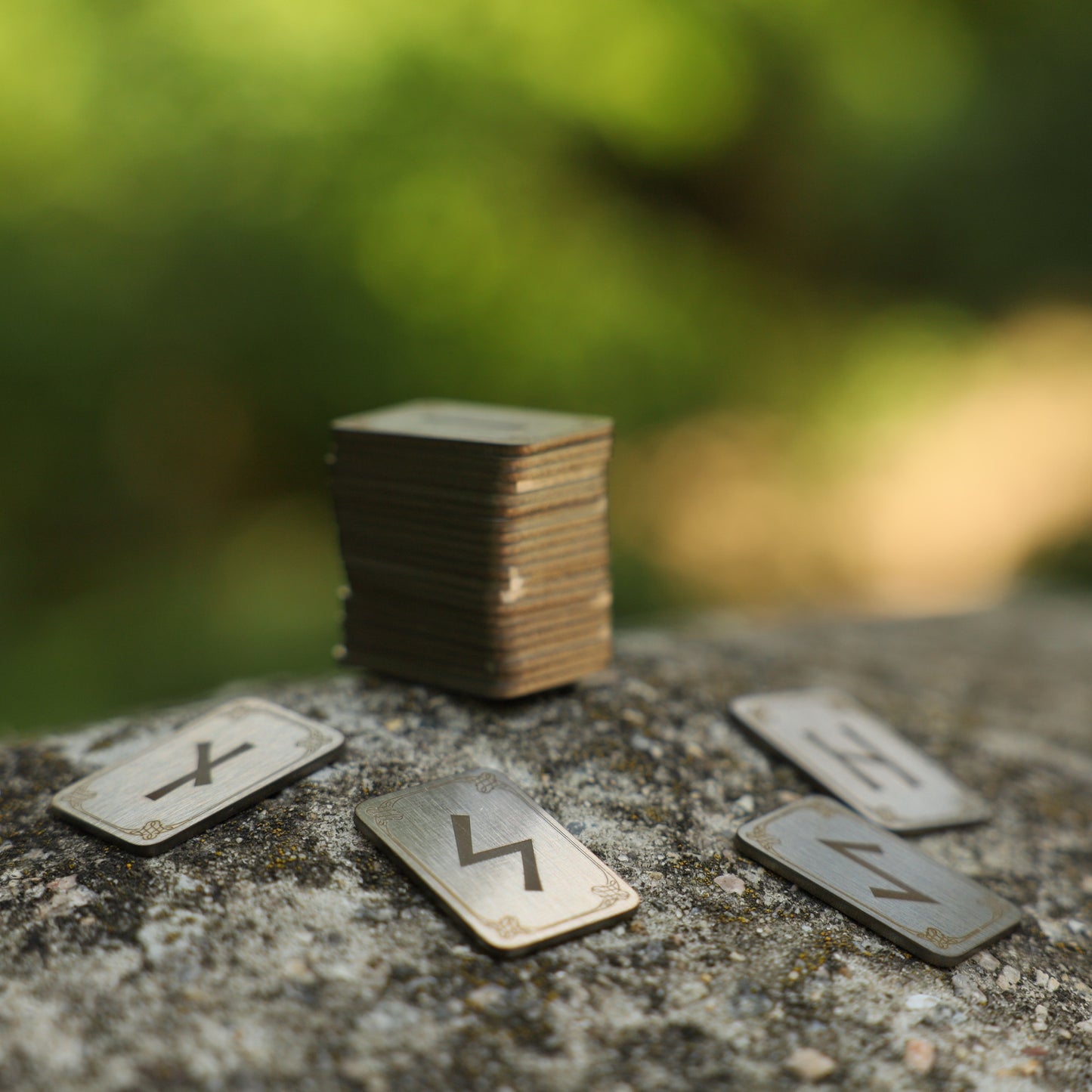 Stainless Steel Runes Set