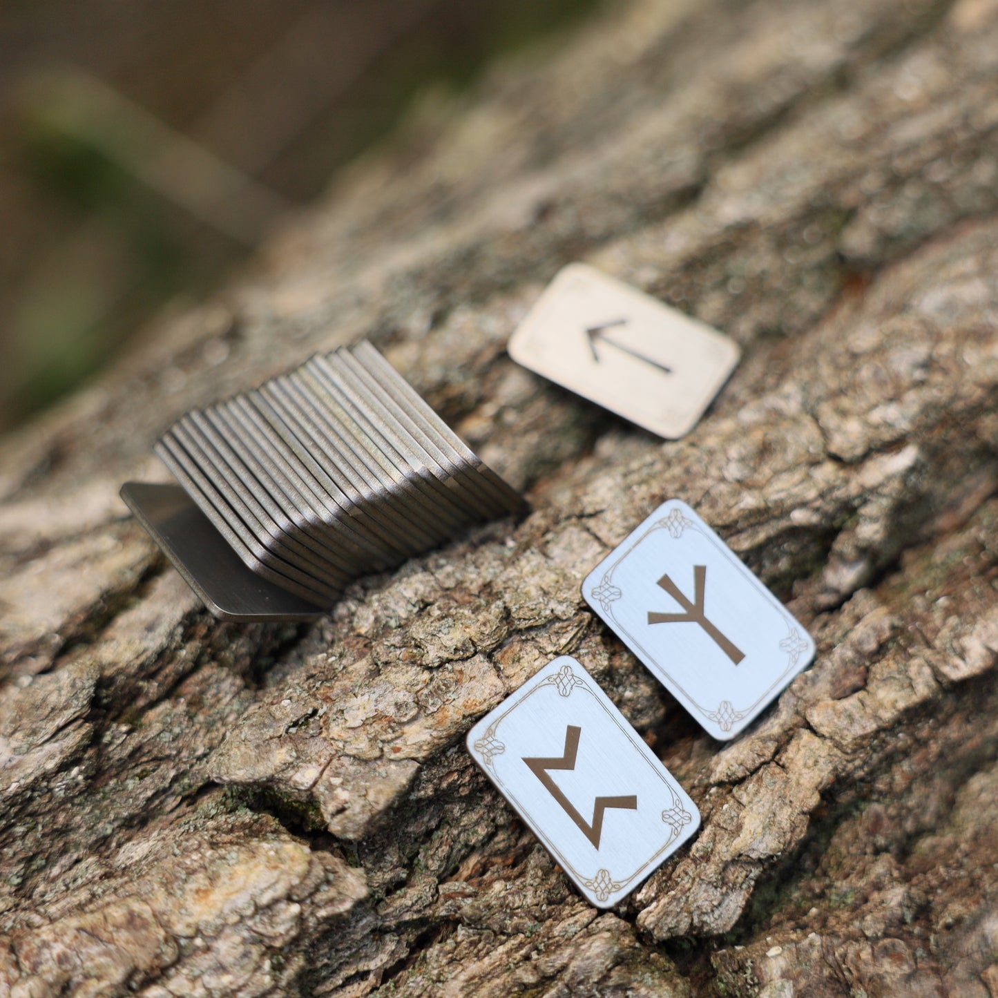 Stainless Steel Runes Set