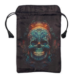 Pouch for Tarot Blue Skull