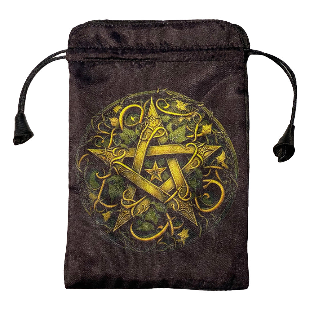 Pouch for Tarot Yellow Pentagram