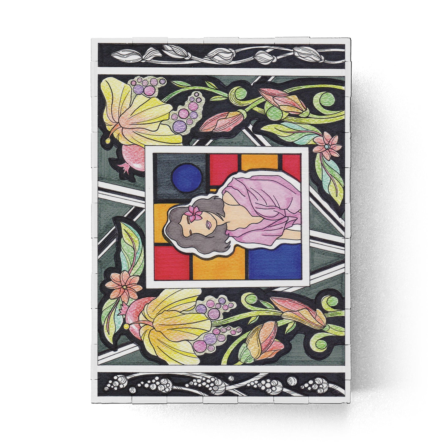 Tarot Box with Print of Postmondrian Tarot