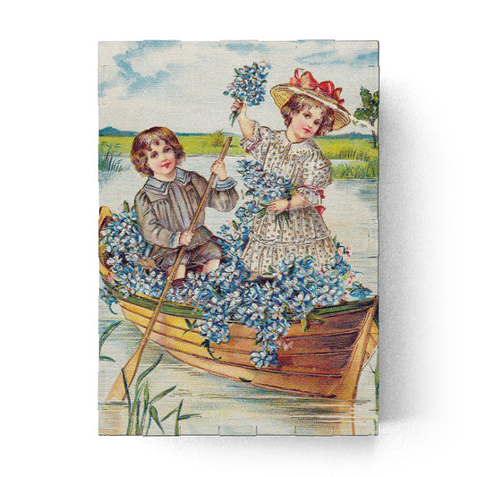 Tarot Box with Print of Granny's Postcards Tarot