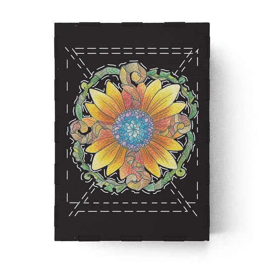Tarot Box with Print Hidden in Flowers Lenormand