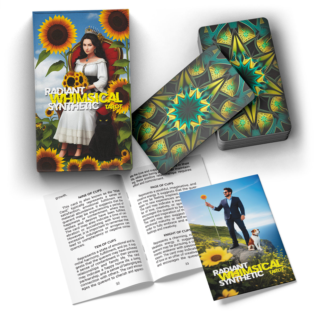 Radiant Whimsical Synthetic Tarot