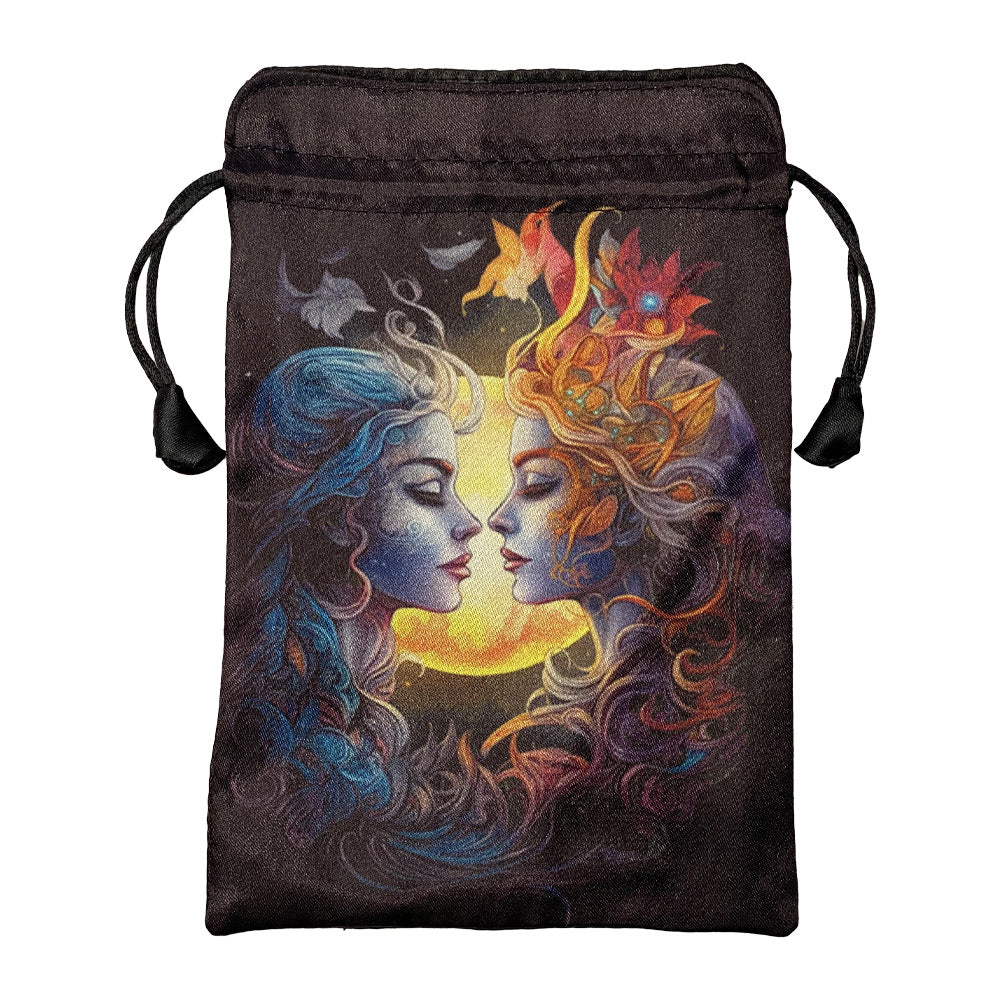 Pouch for Tarot Sun and Moon