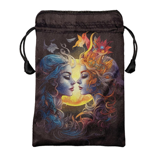 Pouch for Tarot Sun and Moon