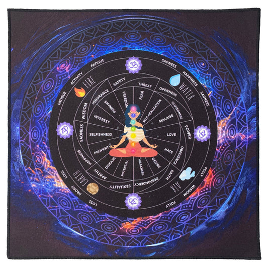 Pendulum Reading Cloth Chakraal Dark