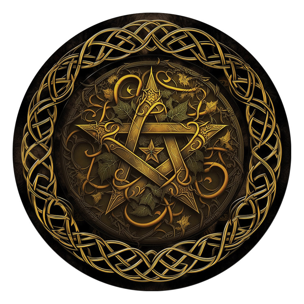 Altar Board Yellow Pentacle