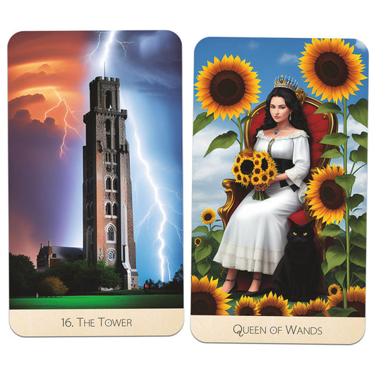 Radiant Whimsical Synthetic Tarot