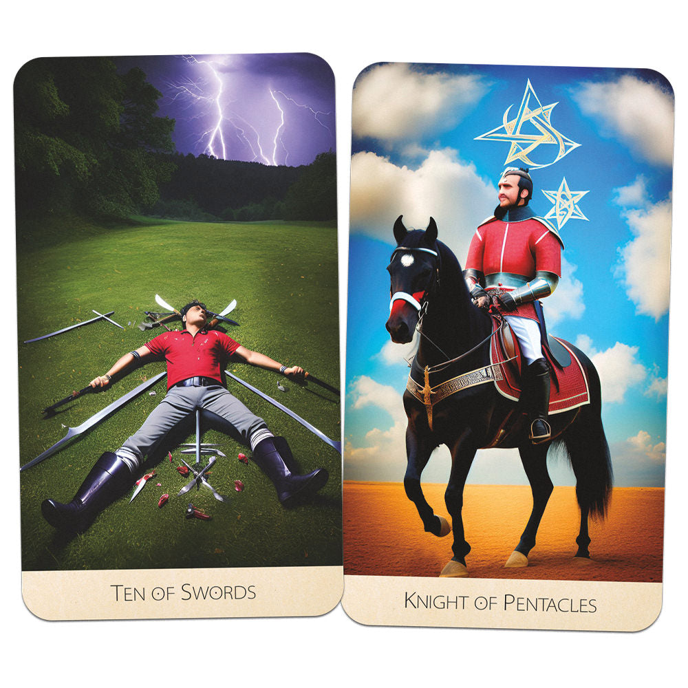 Radiant Whimsical Synthetic Tarot