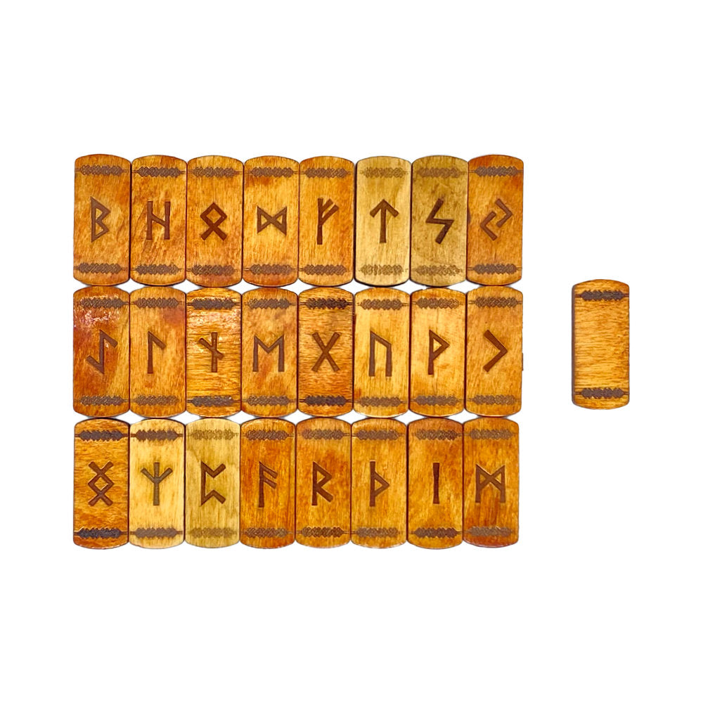 Narrow Wooden Runes