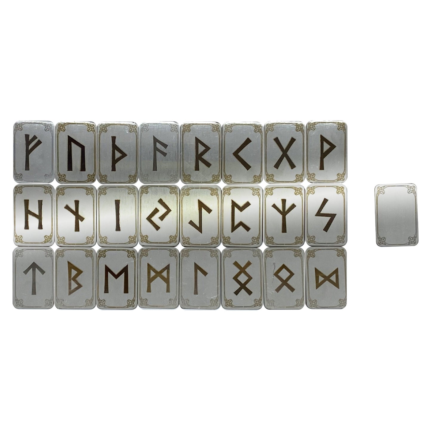 Stainless Steel Runes Set