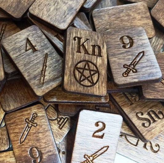 Wooden Tarot Set