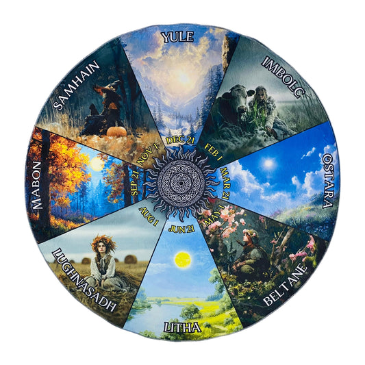 Round Altar Cloth Wheel of the Year