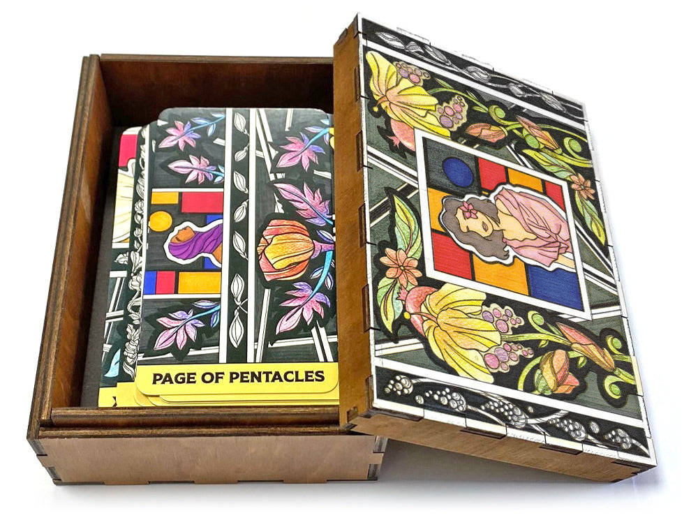 Tarot Box with Print of Postmondrian Tarot