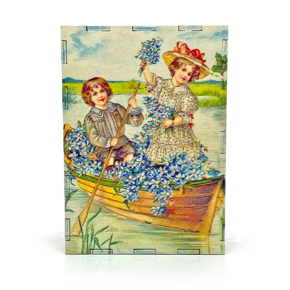 Tarot Box with Print of Granny's Postcards Tarot