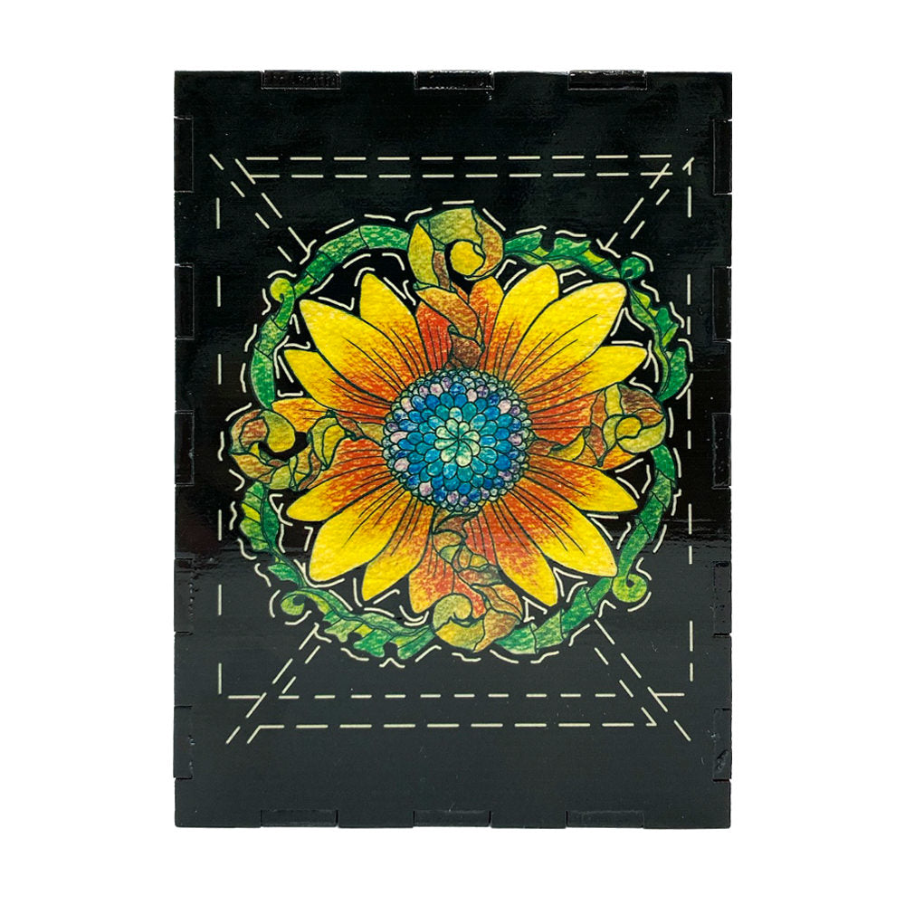 Tarot Box with Print Hidden in Flowers Lenormand