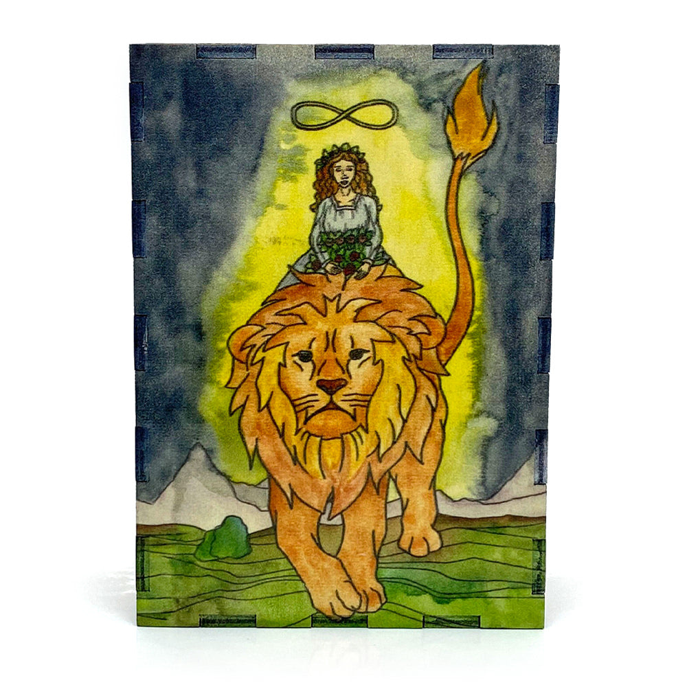 Tarot Box with Print of Reverse Scale Tarot