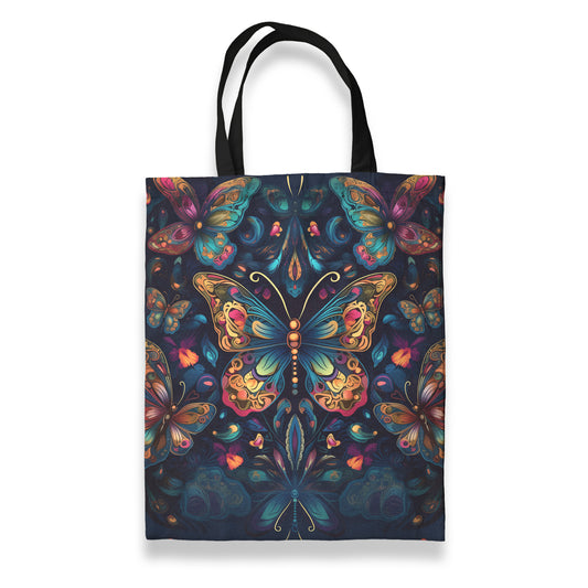 Canvas Tote Mysterious Butterflies