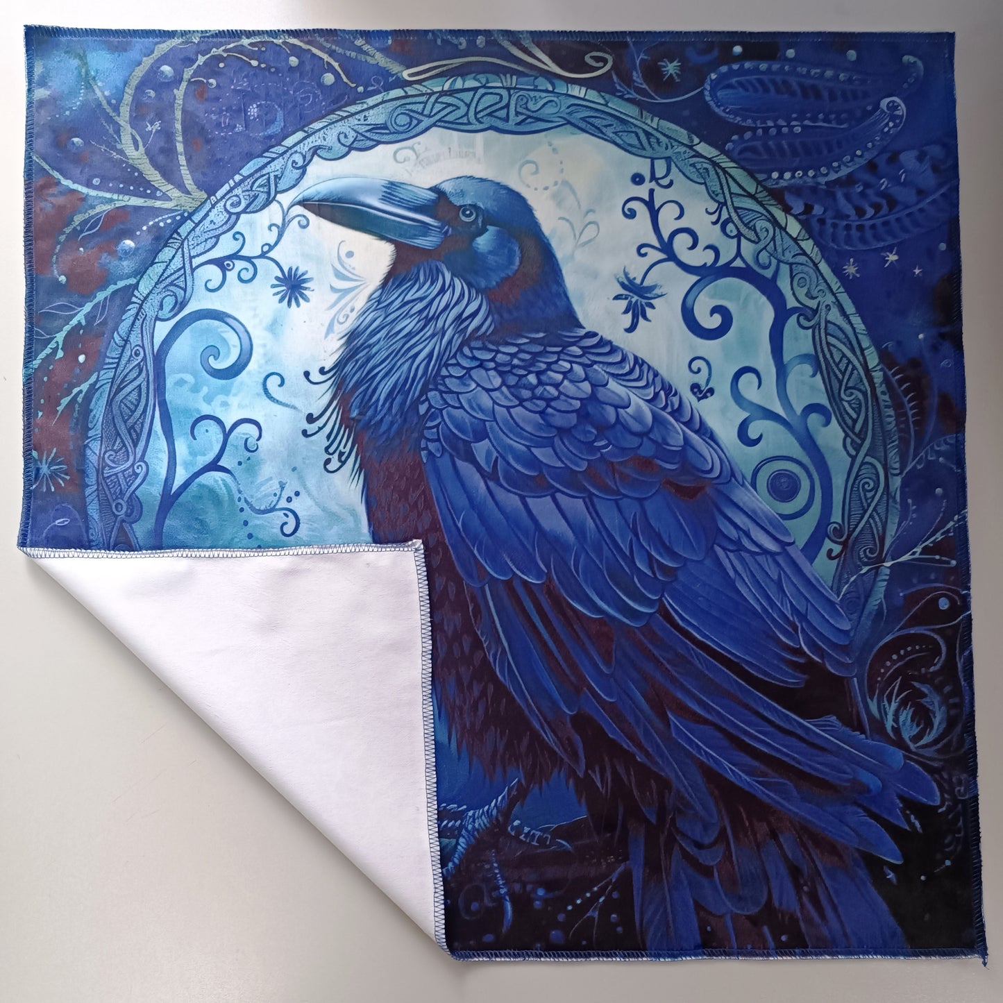 Altar Cloth Blue Crow