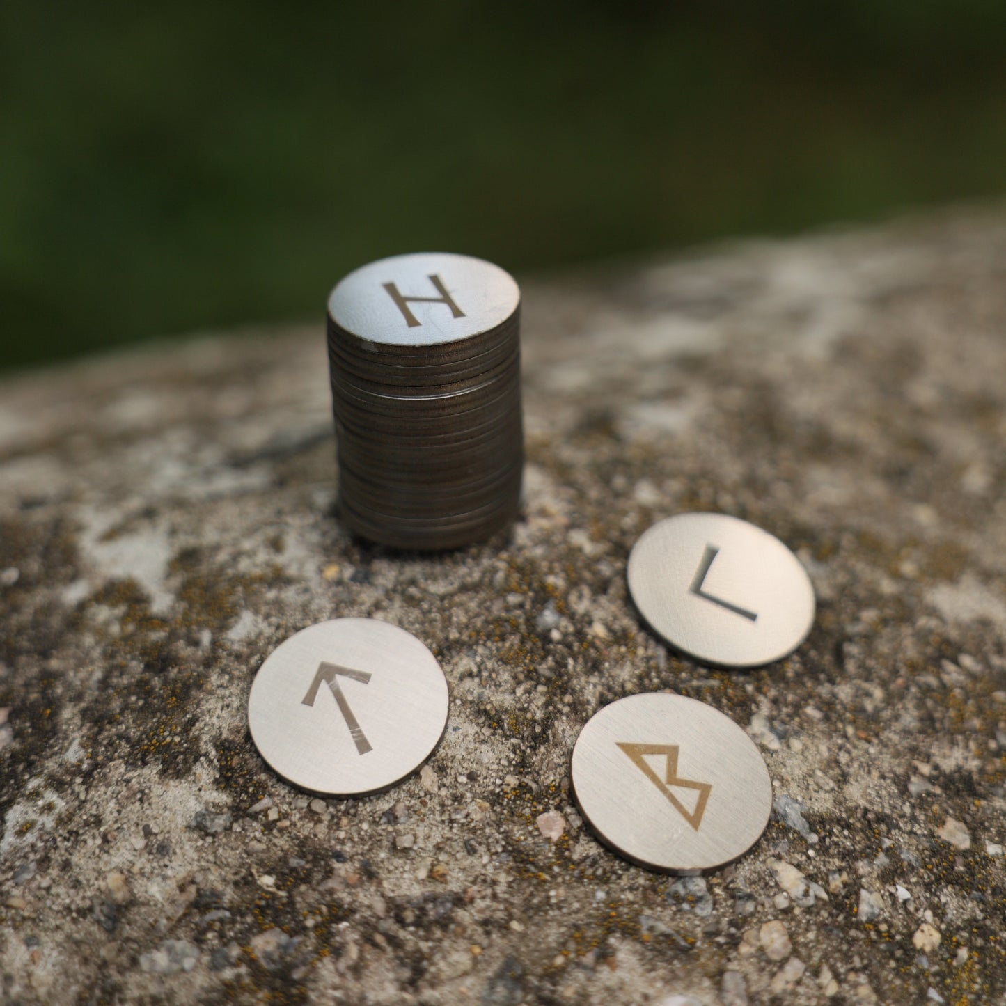 Stainless Steel Runes Set - Circle Edition