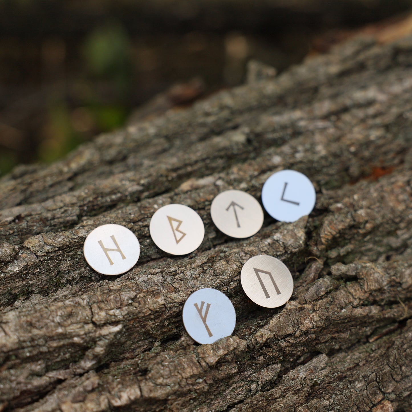 Stainless Steel Runes Set - Circle Edition