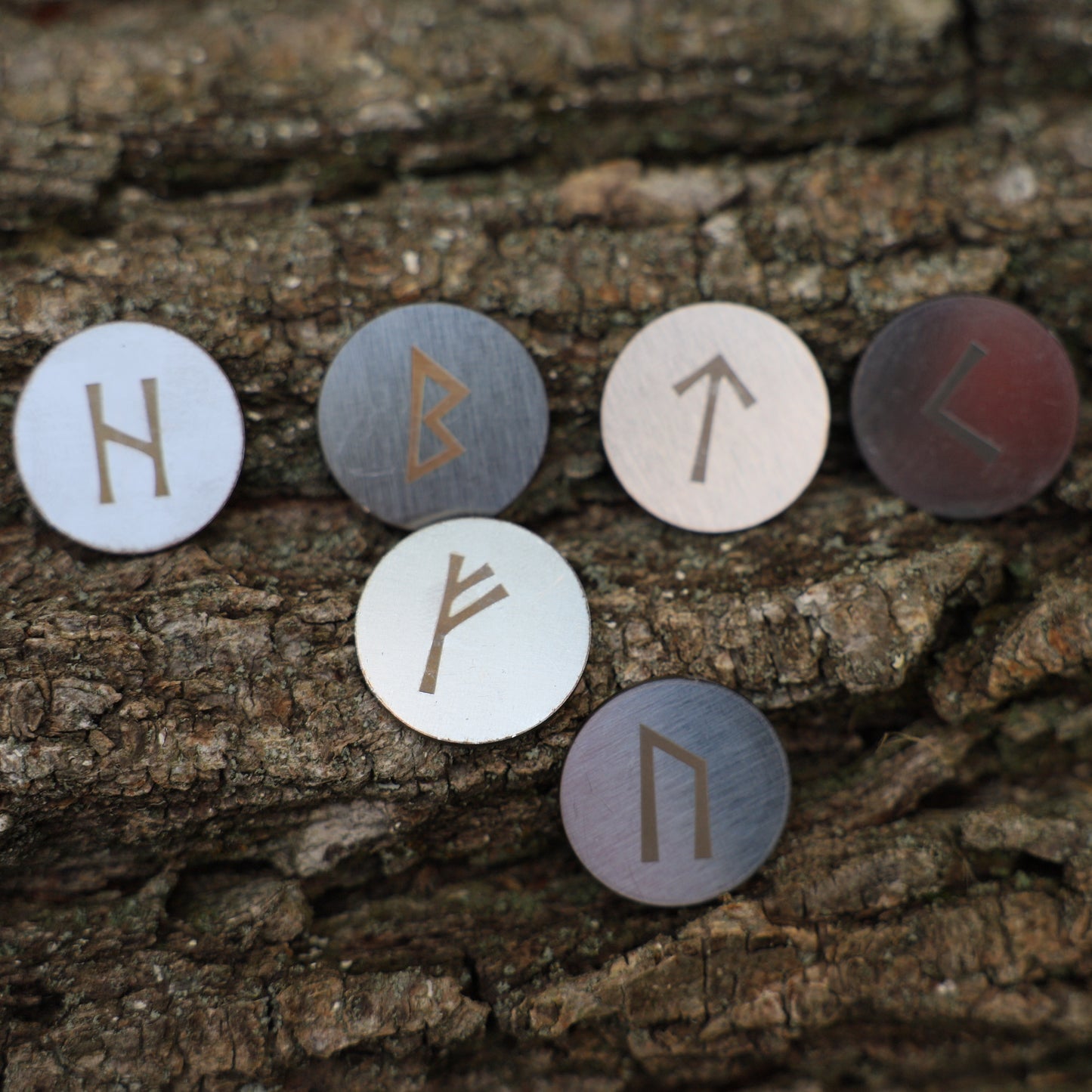 Stainless Steel Runes Set - Circle Edition