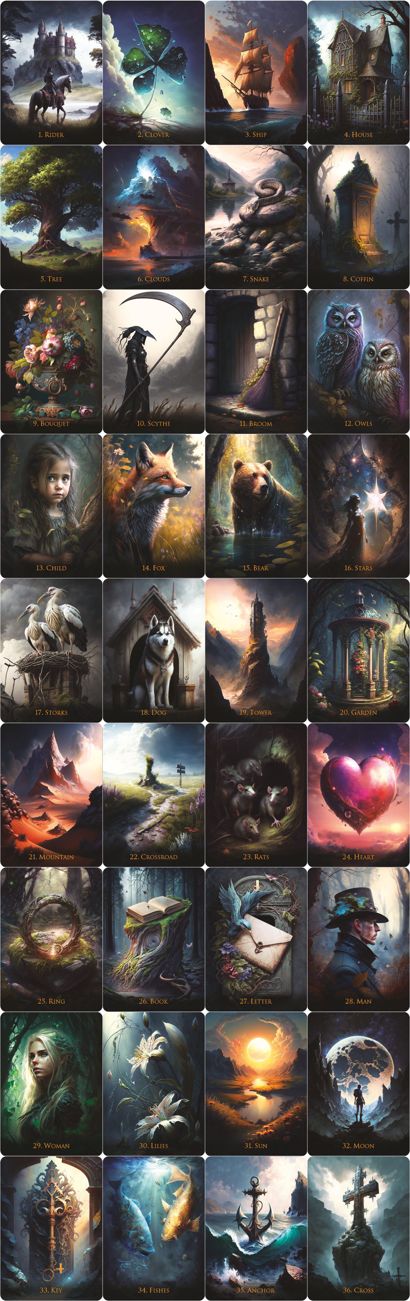 Weird World Lenormand