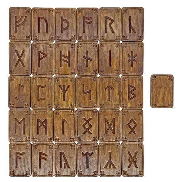 Wooden Anglo-Saxon (Old English) Runes – Pentagram Publishing