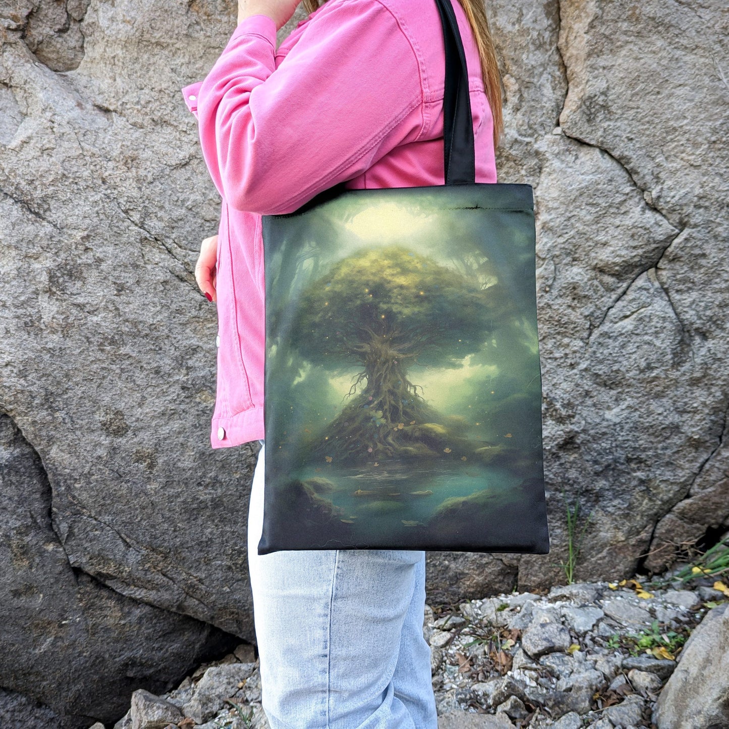 Canvas Tote Mysterious World Tree