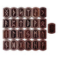 Wooden Runes Burgundy Edition (dark background)