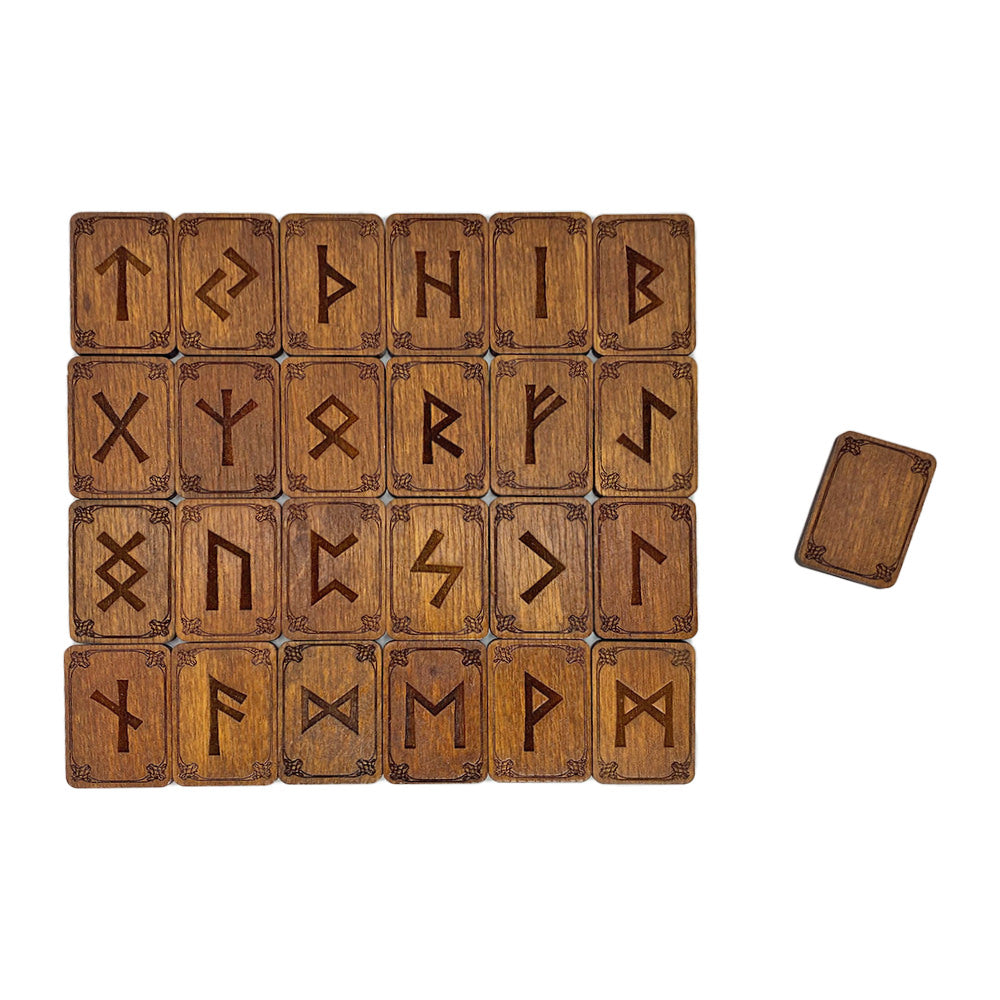Wooden Runes Dark Edition