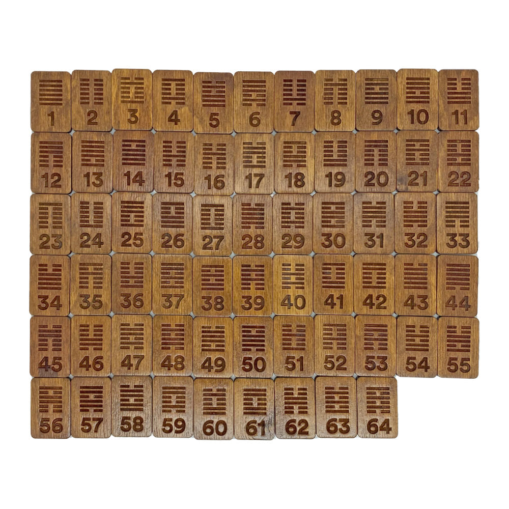 Wooden I Ching Set