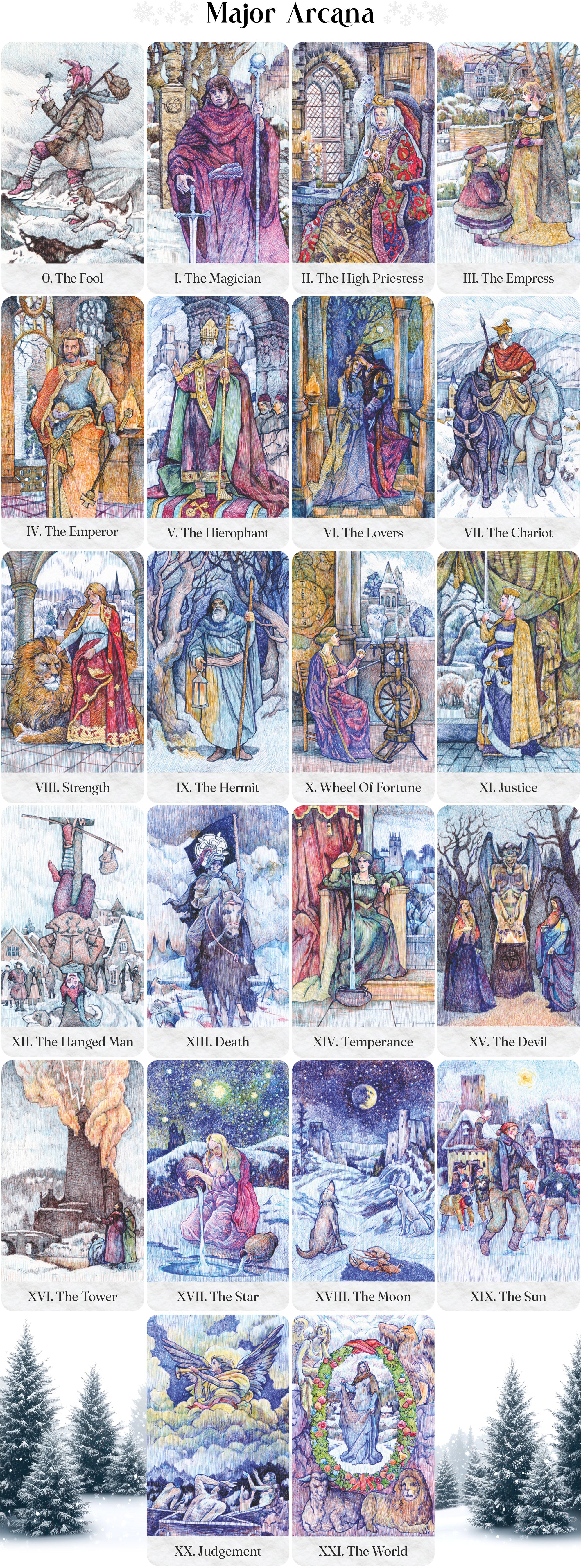 Winter in Carolingia Tarot – Pentagram Publishing