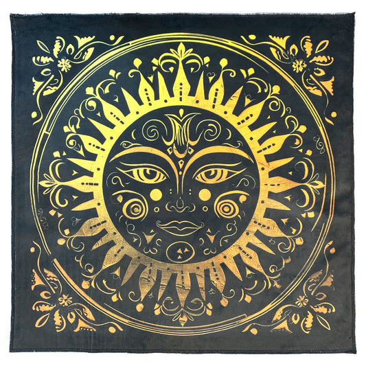 Altar Cloth Monochrome Golden Sun