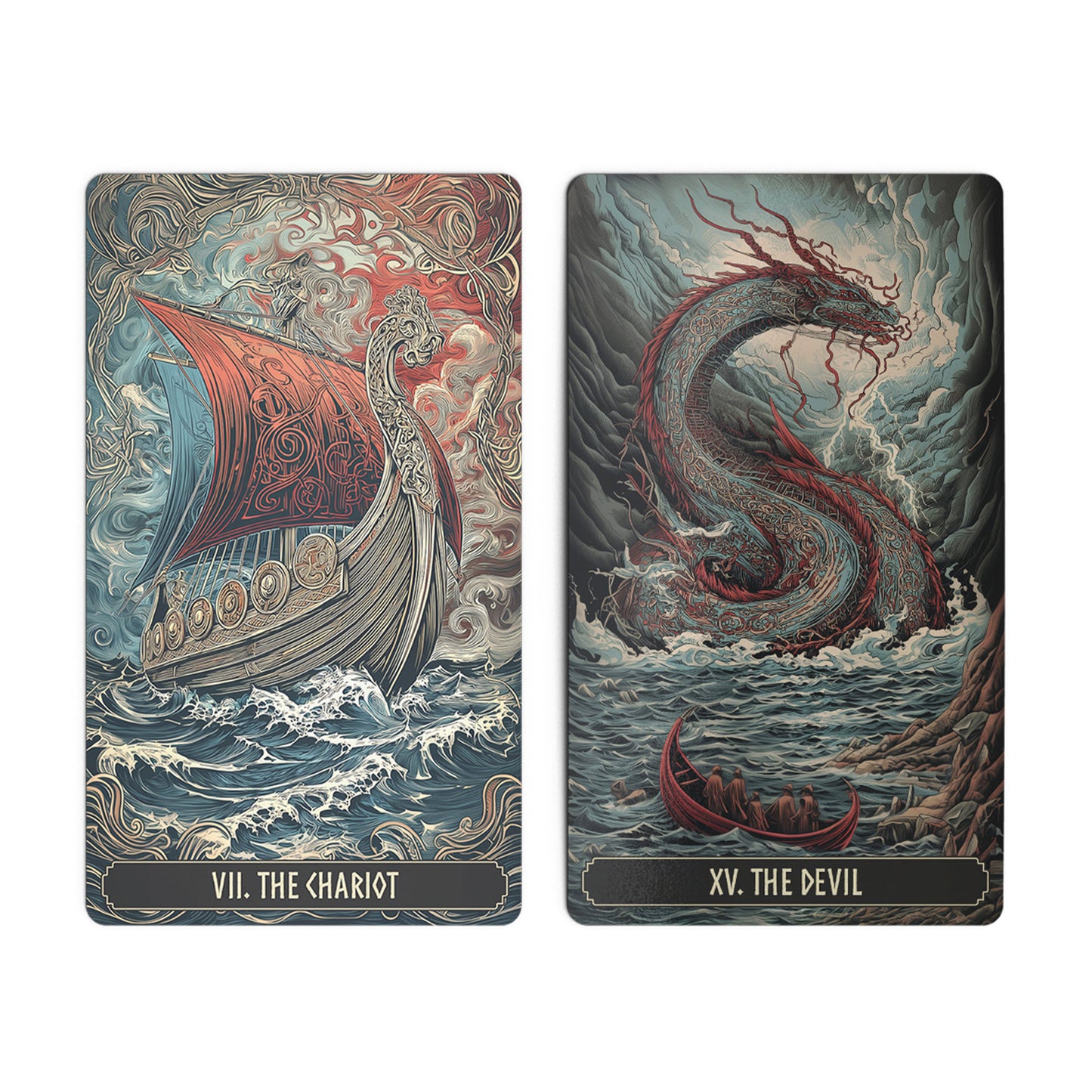 Norwegian Woodcut Tarot