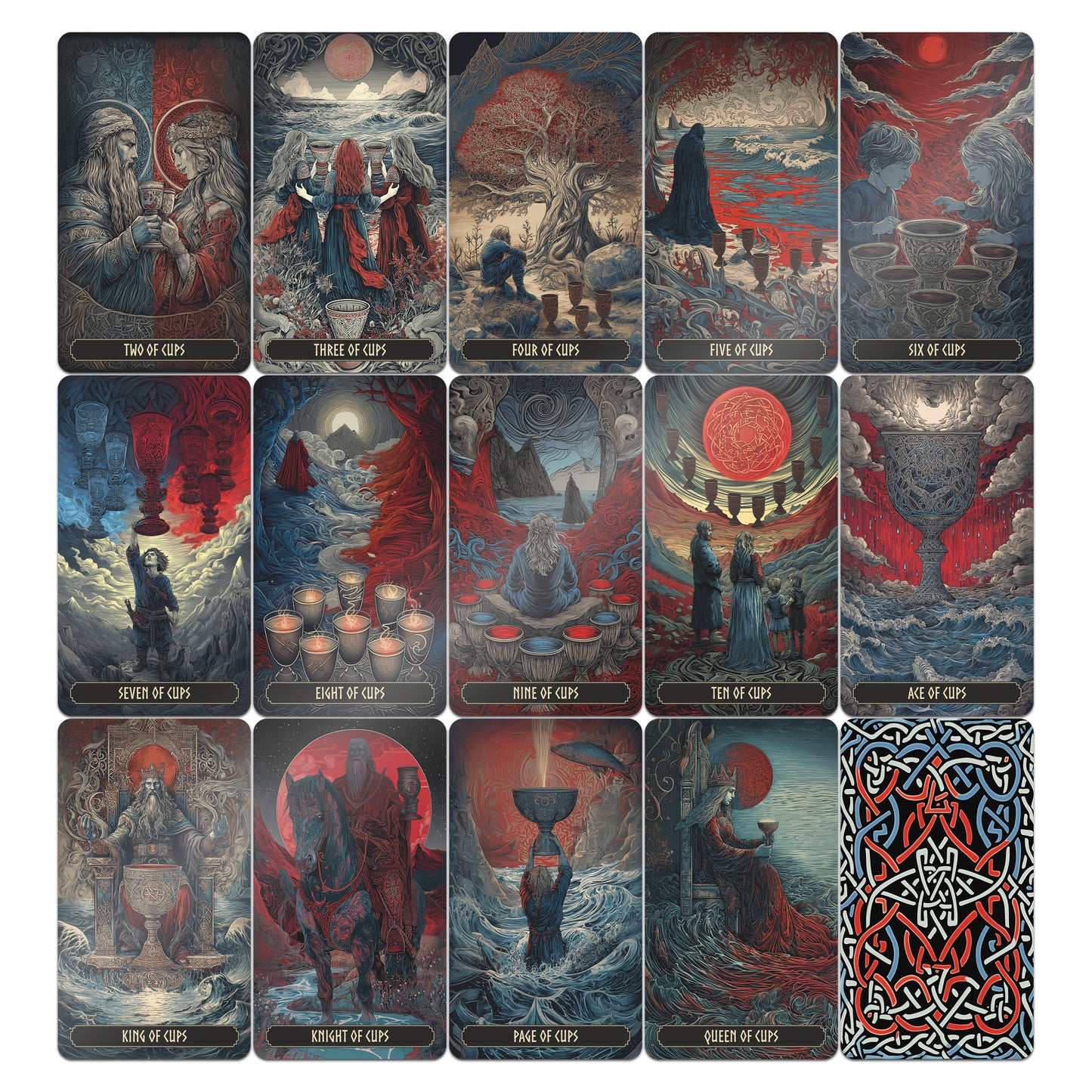 Norwegian Woodcut Tarot