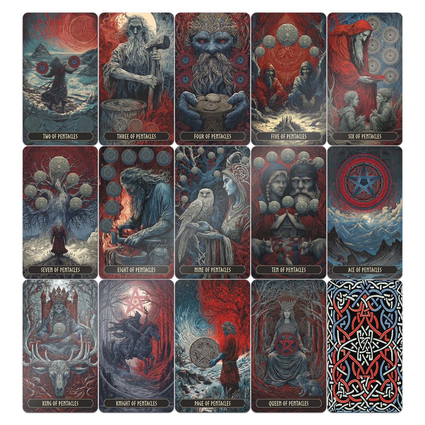 Norwegian Woodcut Tarot