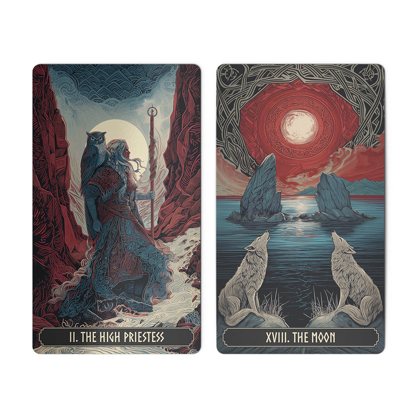 Norwegian Woodcut Tarot