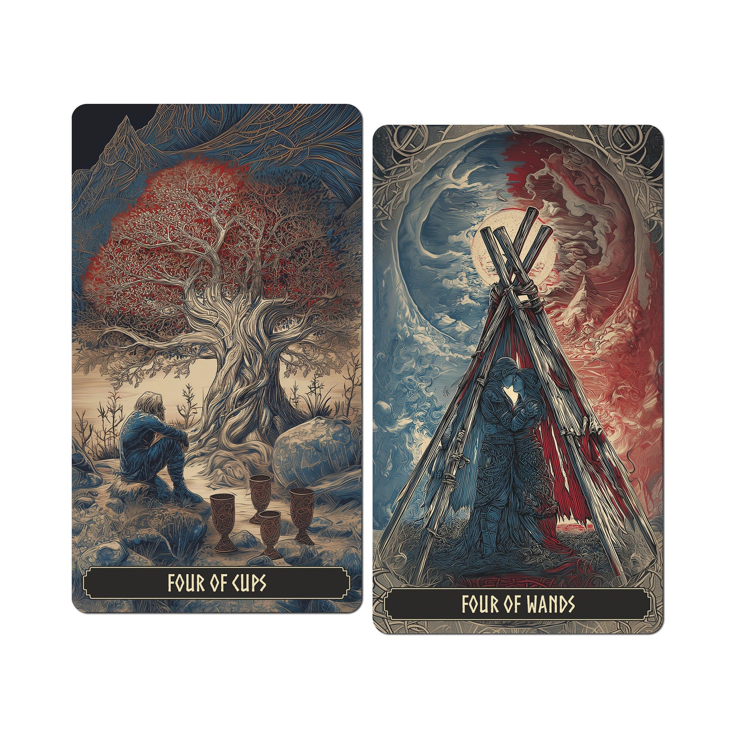 Norwegian Woodcut Tarot
