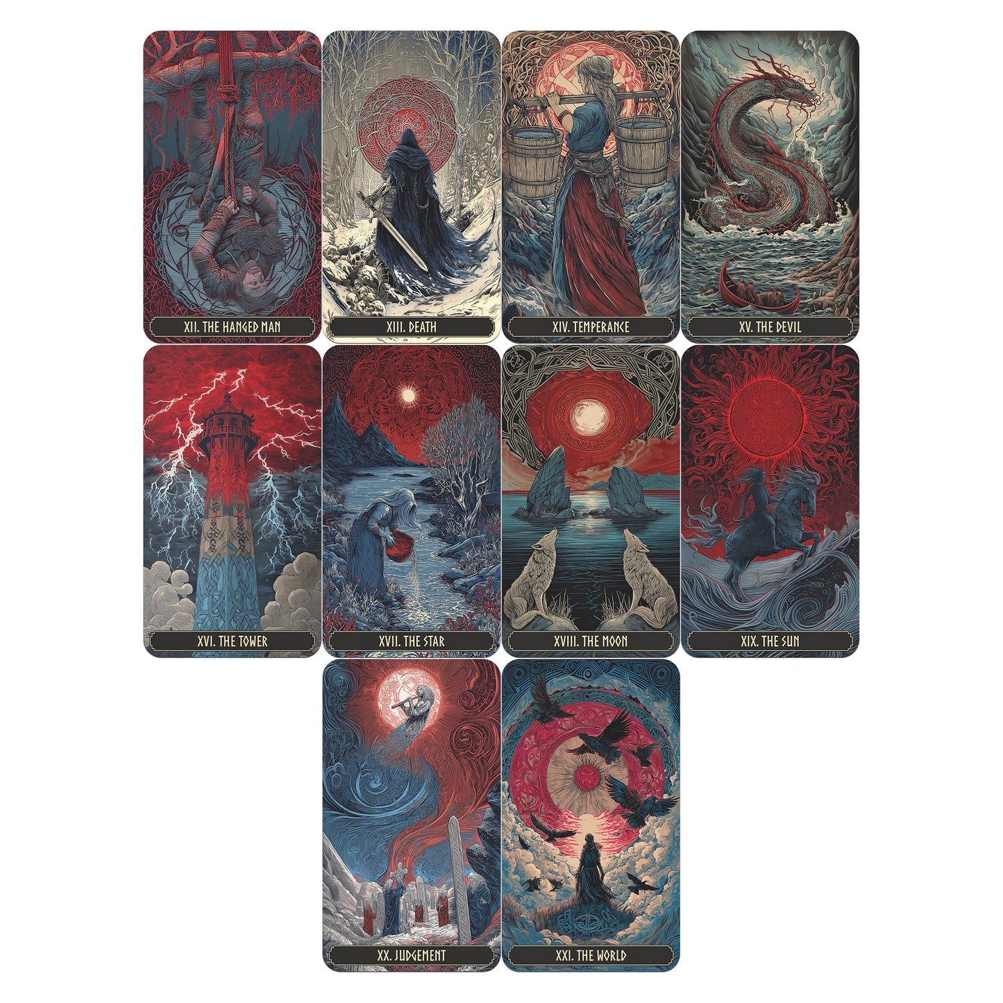 Norwegian Woodcut Tarot
