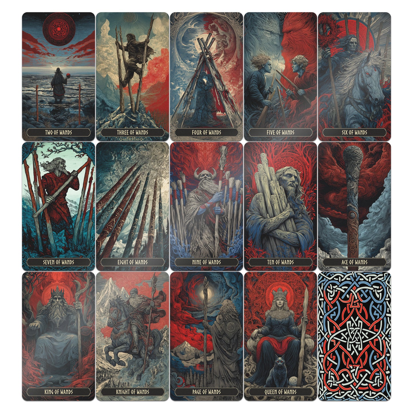 Norwegian Woodcut Tarot
