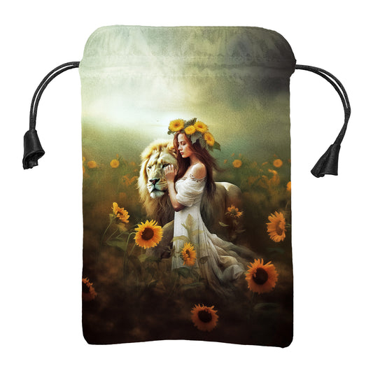 Pouch for Sunflower Field Tarot (Strength)