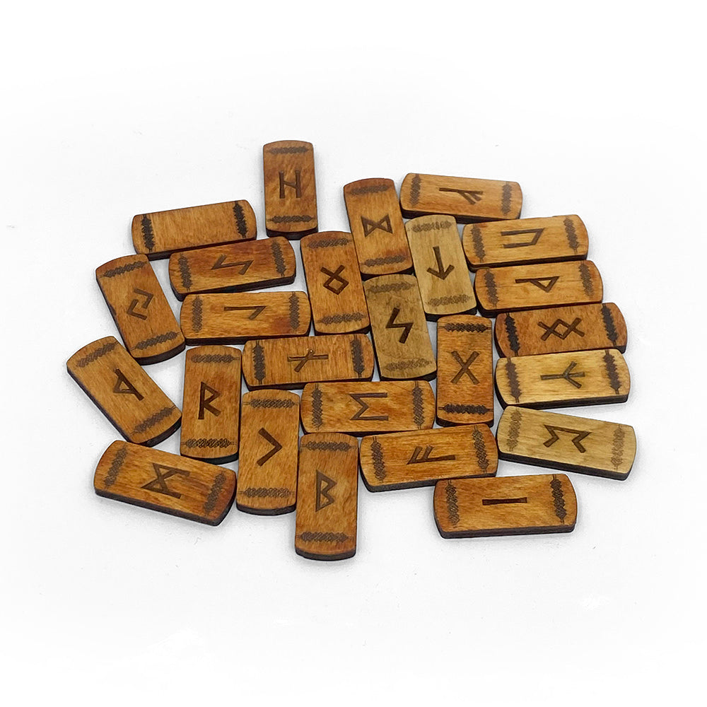 Narrow Wooden Runes