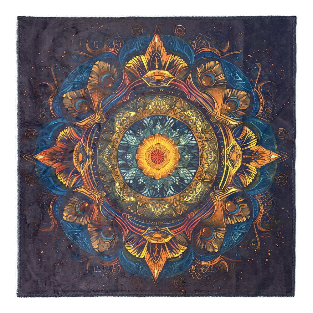 Altar Cloth Dark Mandala