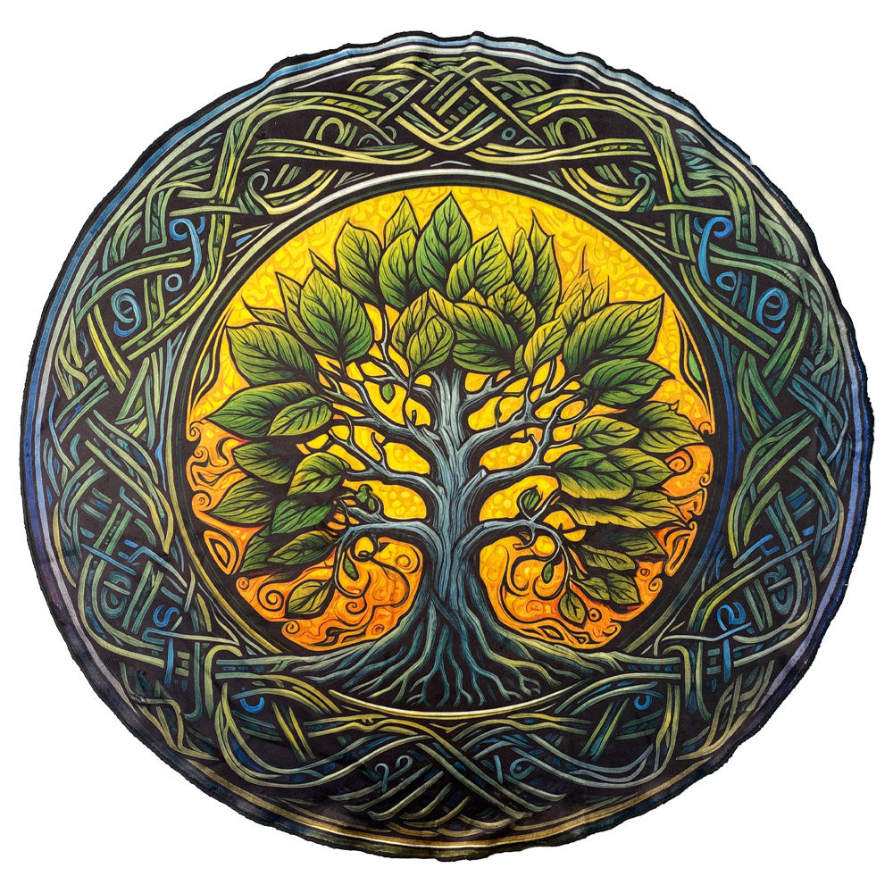 Round Altar Cloth Celtic Tree