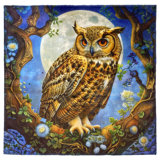 Altar Cloth Light Owl